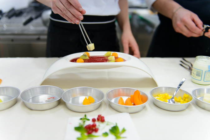Gazpacho di frutta - preparazione